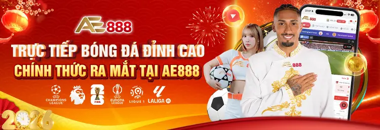 Khuyến mãi AE888 5 - Nhà cái trực tuyến uy tín, casino trực tiếp, cá cược thể thao tại Việt Nam